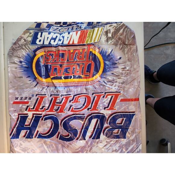 1990's Busch / Busch Light Large Inflatable Beer Can Store Display NASCAR U136 - Picture 6 of 11